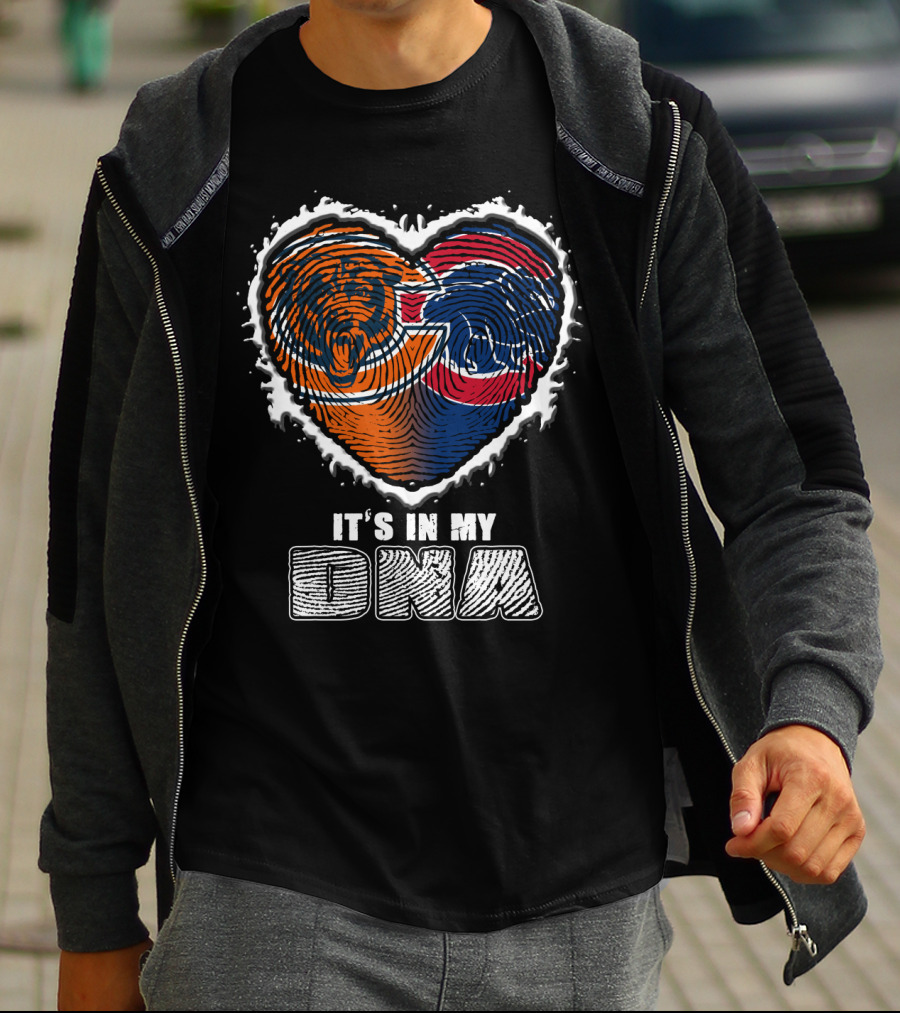 It's In My Dna Bears Cubs Heart T-Shirt