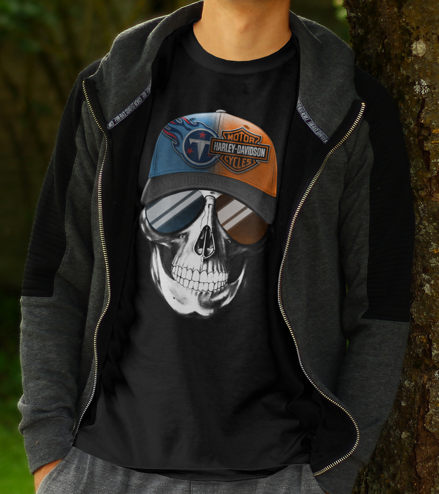 Harley Davidson Titans Skull 31Hl T-Shirt