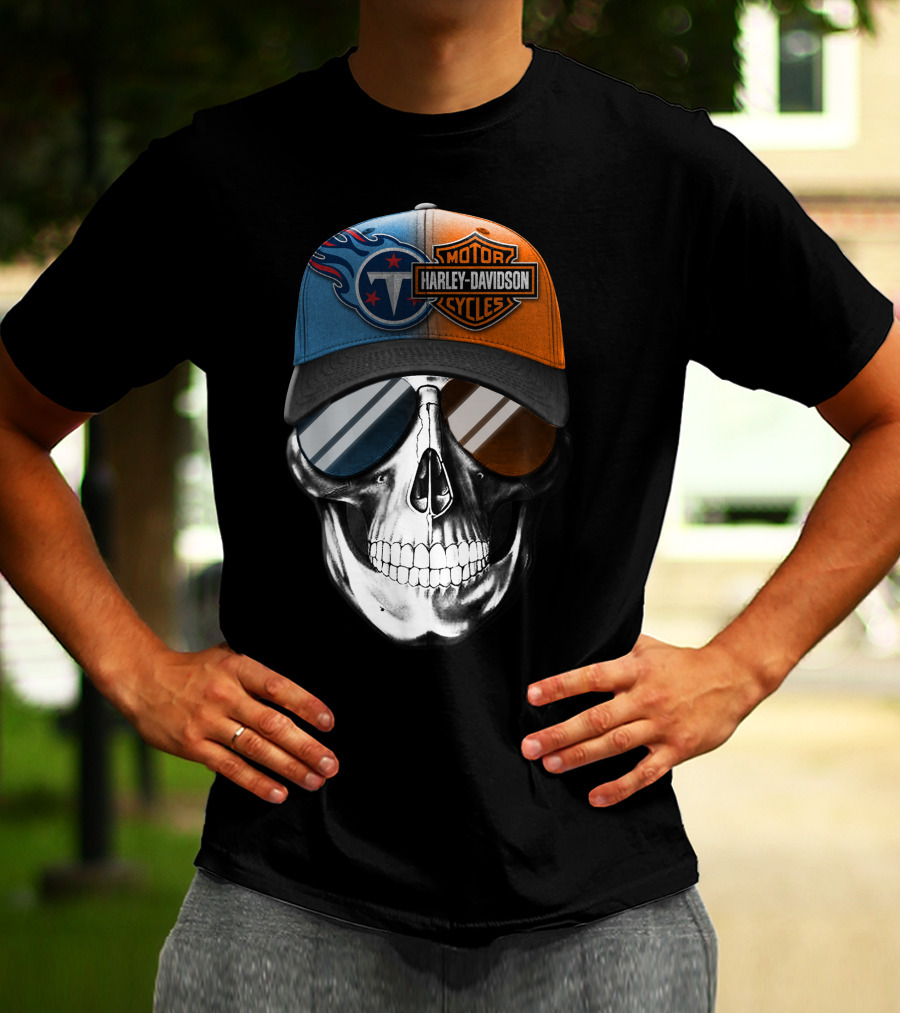 Harley Davidson Titans Skull 31Hl T-Shirt