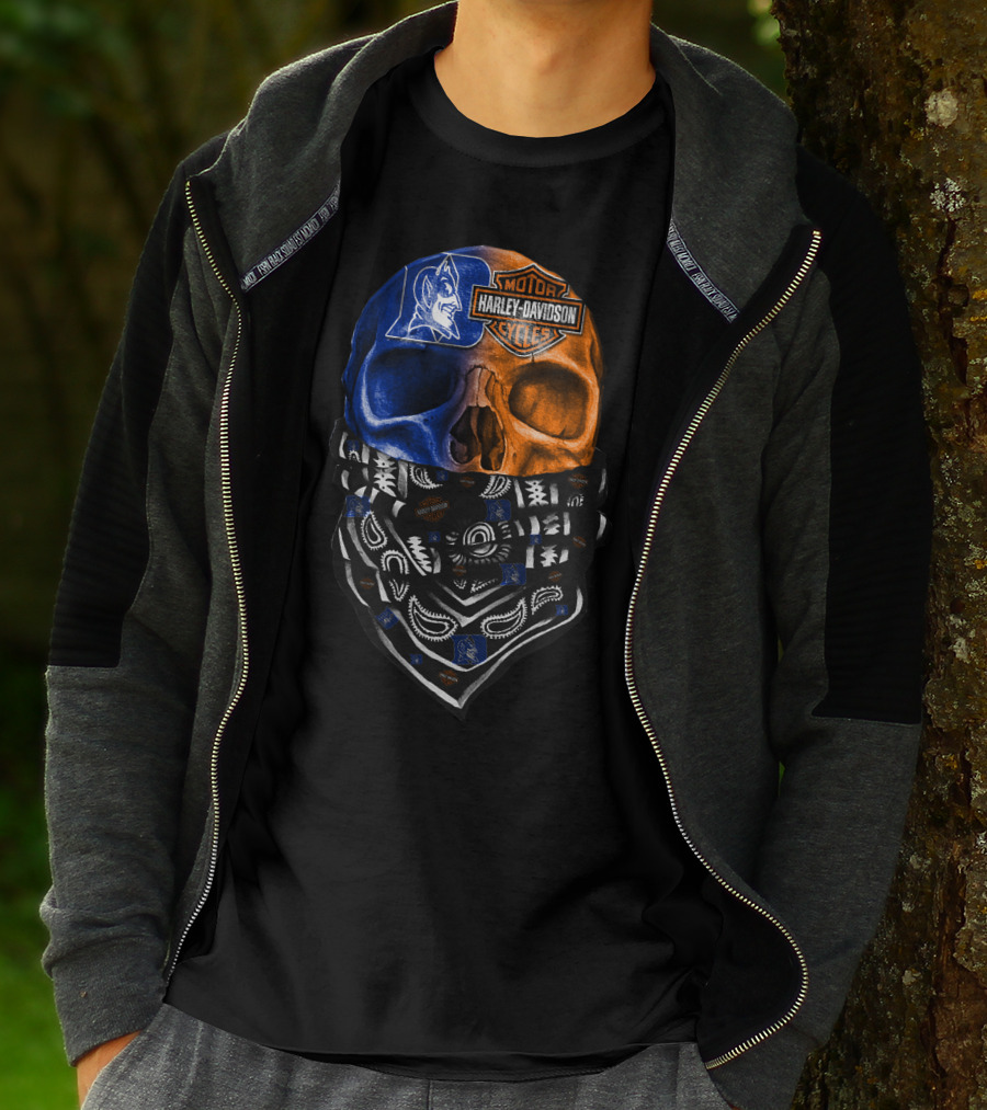 Harley Davidson Duke Skull Bandana T-Shirt