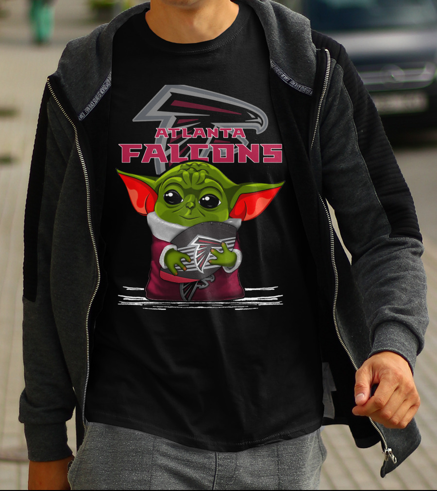 Atlanta Falcons Yoda Football Fan T-Shirt