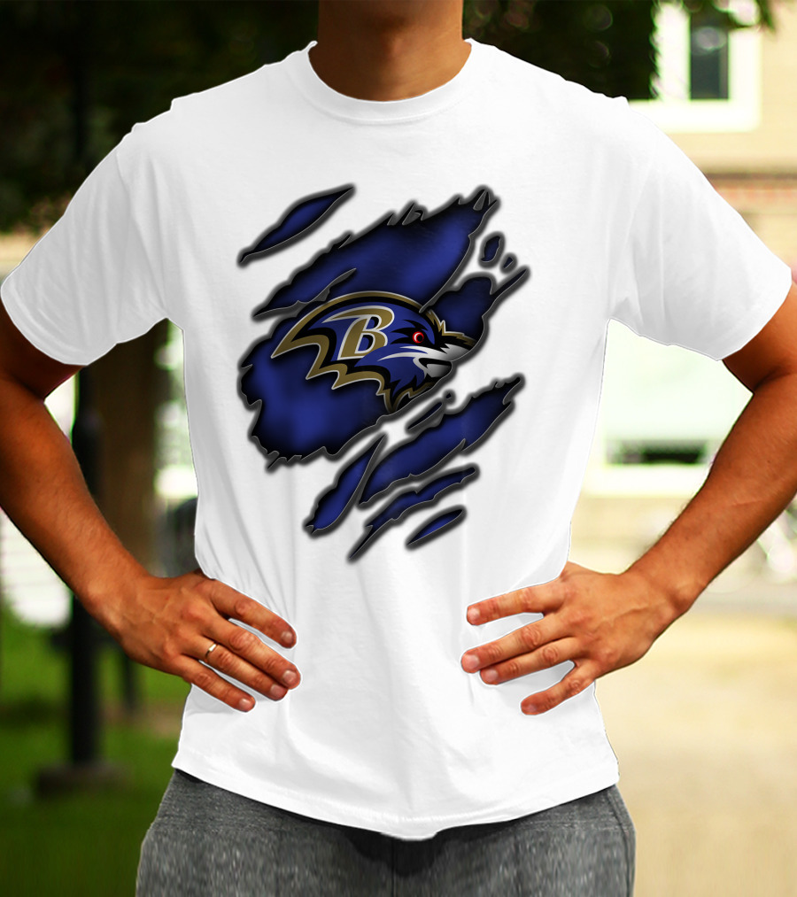 Baltimore Ravens Torn Claw T-Shirt