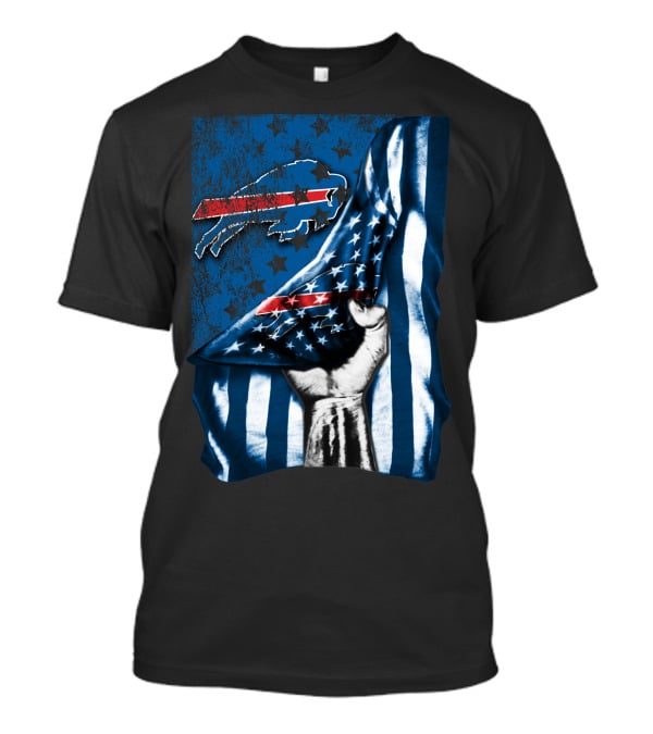 Patriotic Buffalo Bills Flag T-Shirt