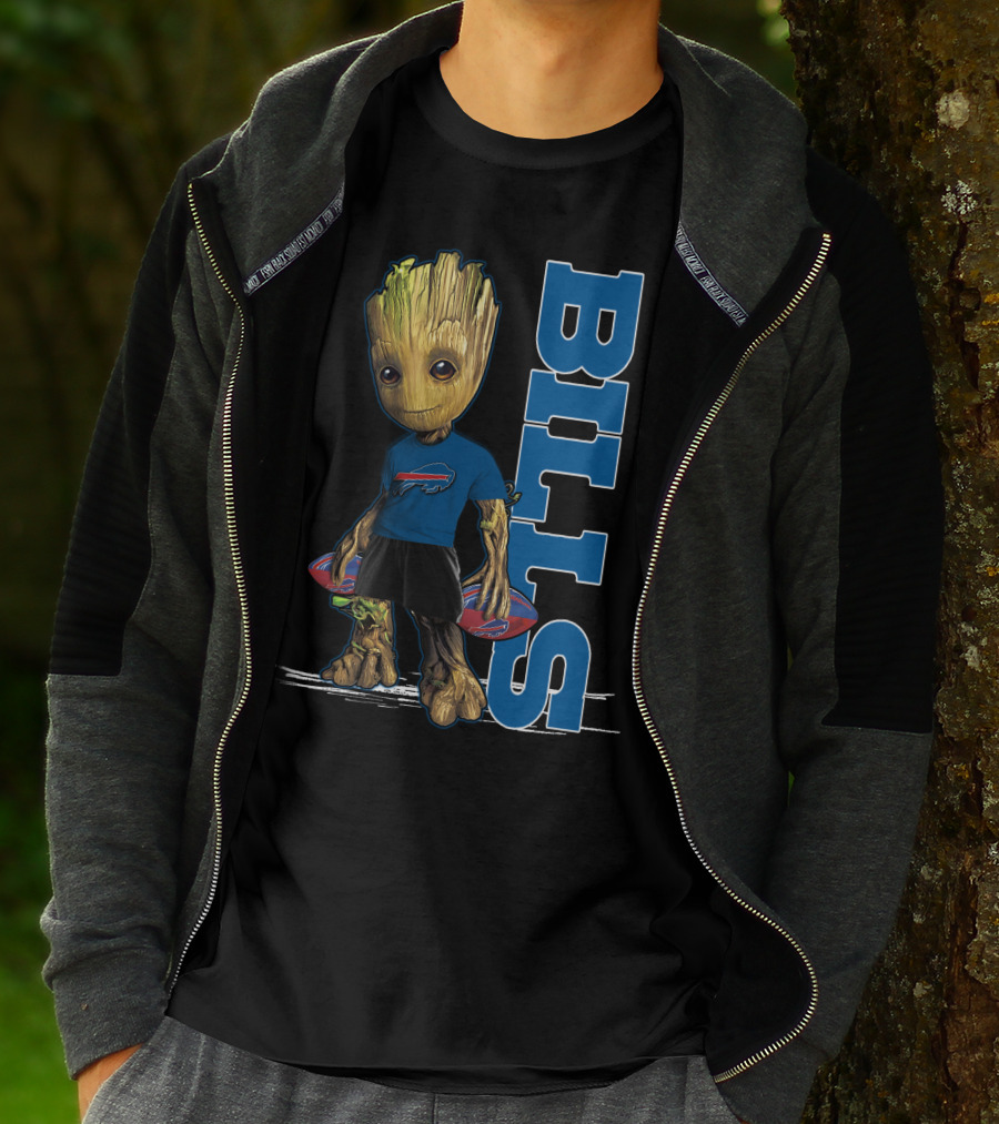 Groot Buffalo Bills NFL Guardians Of The Galaxy T-Shirt