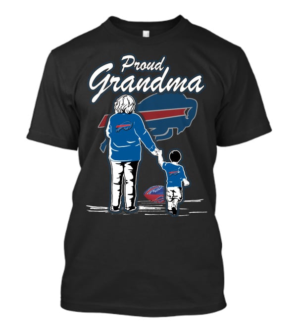 Proud Grandma Buffalo Bills Family Football Fandom T-Shirt