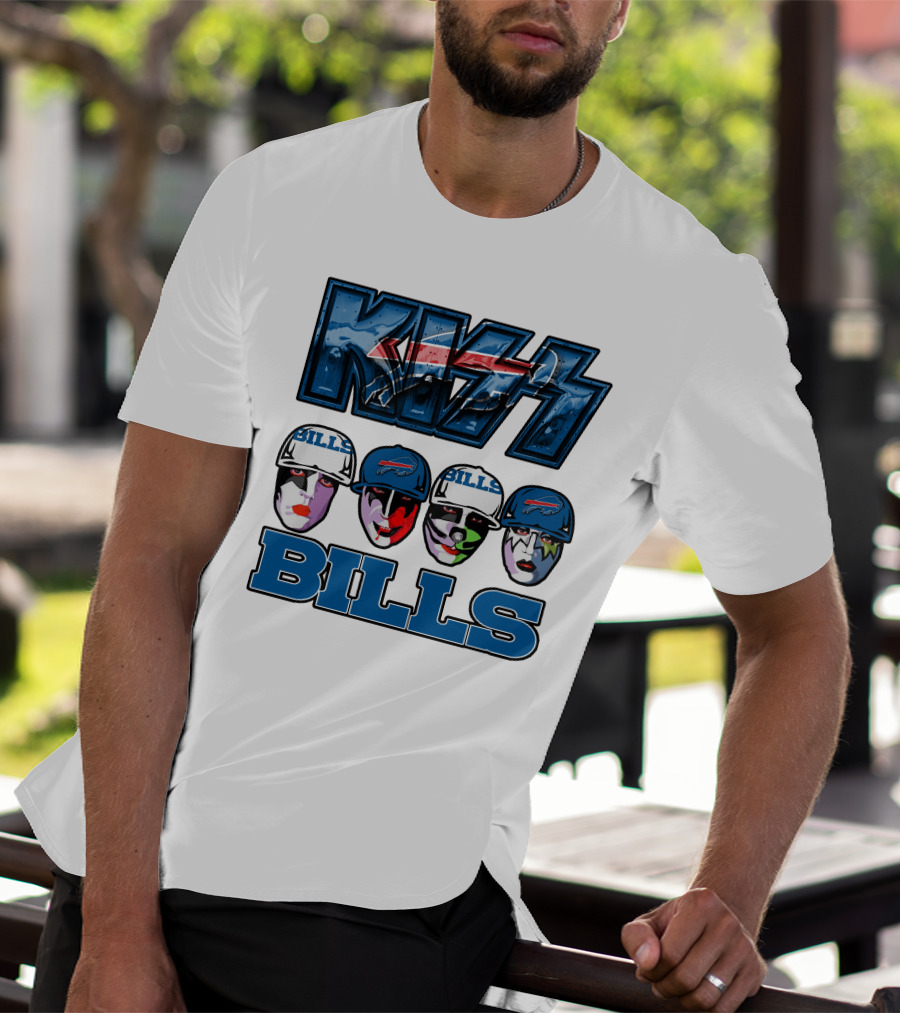 KISS Buffalo Bills Facepaint T-Shirt
