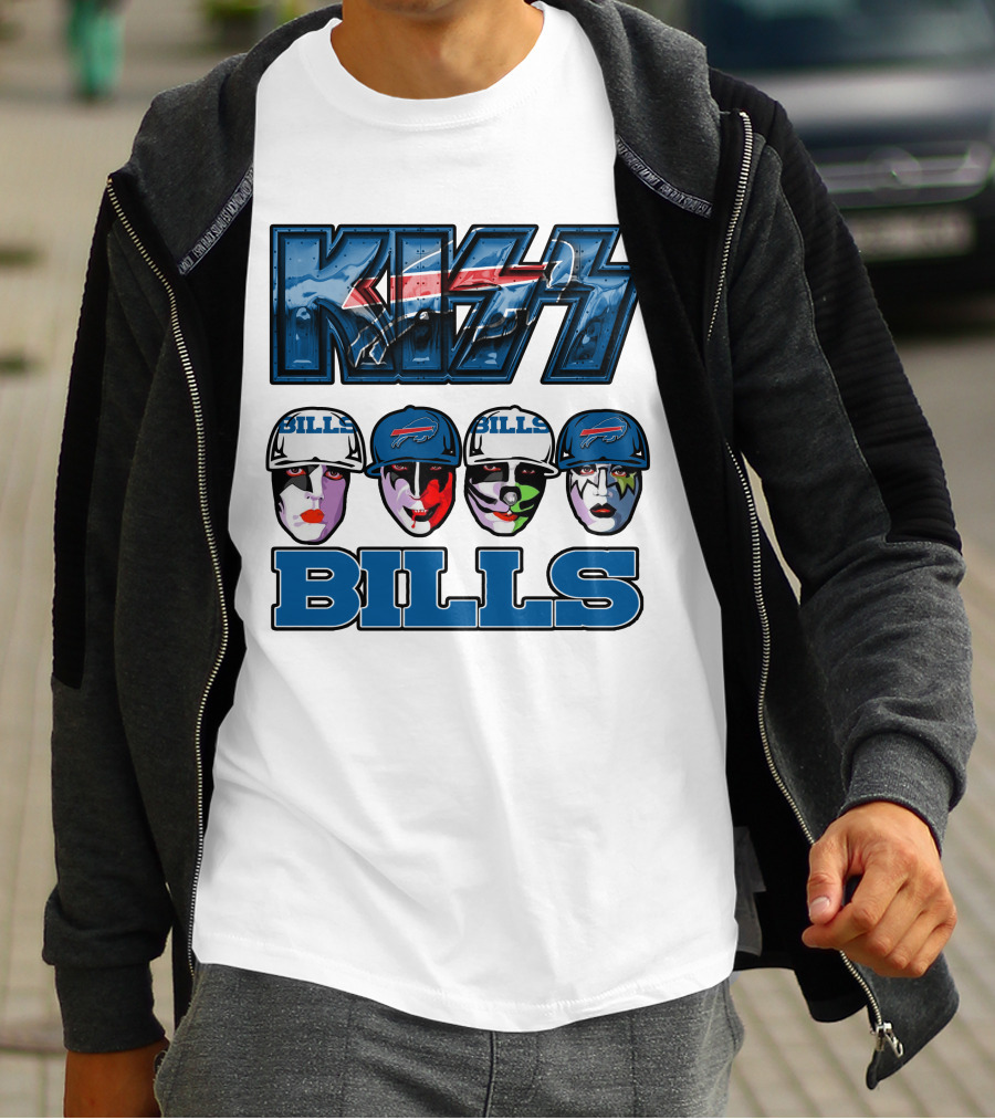 KISS Buffalo Bills Facepaint T-Shirt