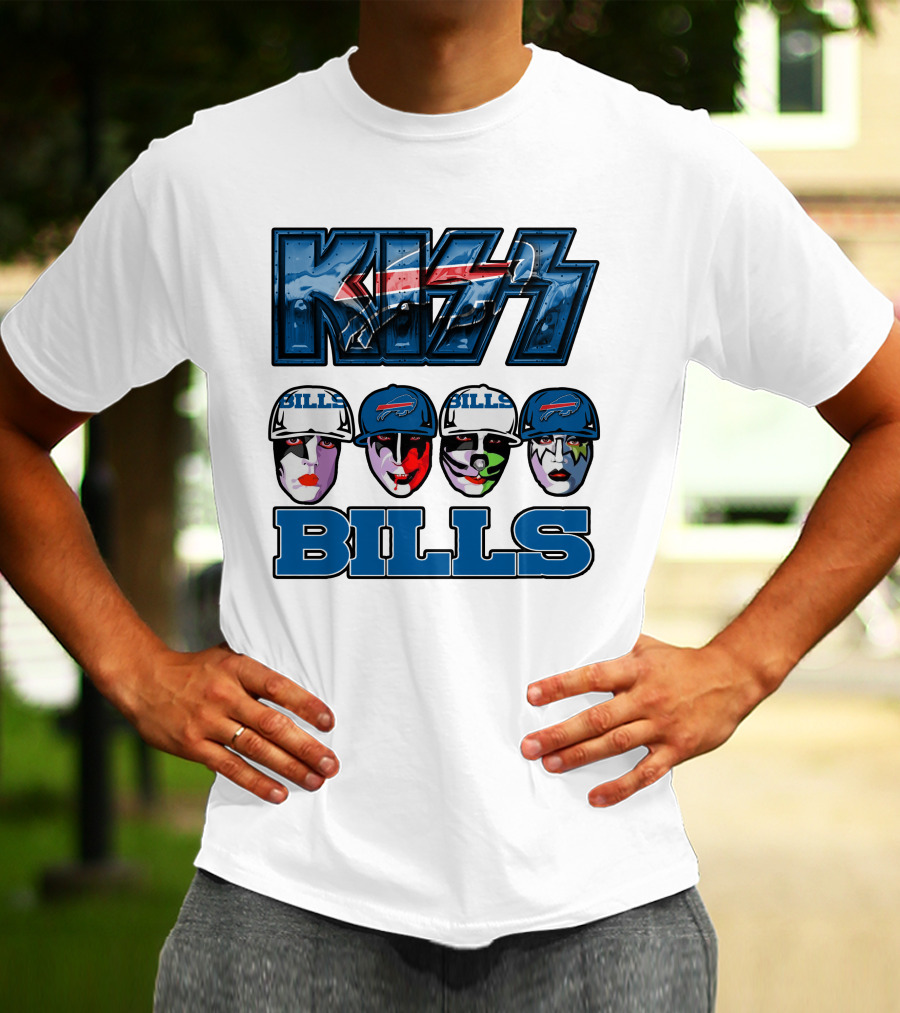 KISS Buffalo Bills Facepaint T-Shirt
