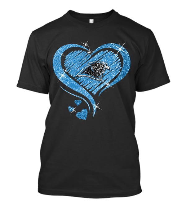 Heart Diamond Carolina Panthers Fan Passion T-Shirt