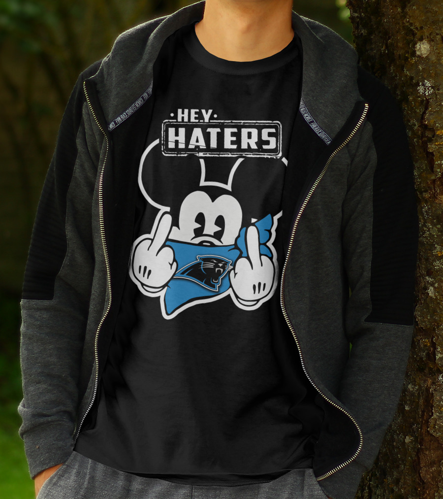 HEY HATERS MICK CAROLINA PANTHERS T-Shirt
