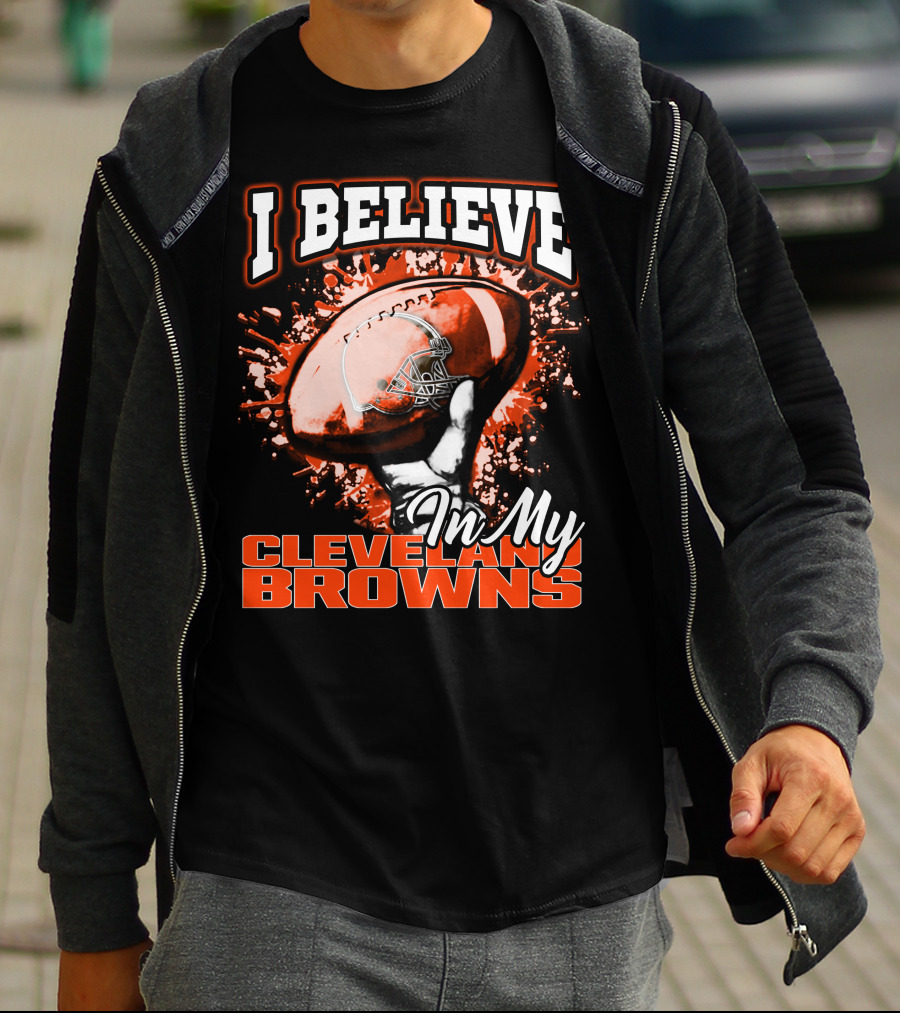 I Believe In My Cleveland Browns Football Passion T-Shirt