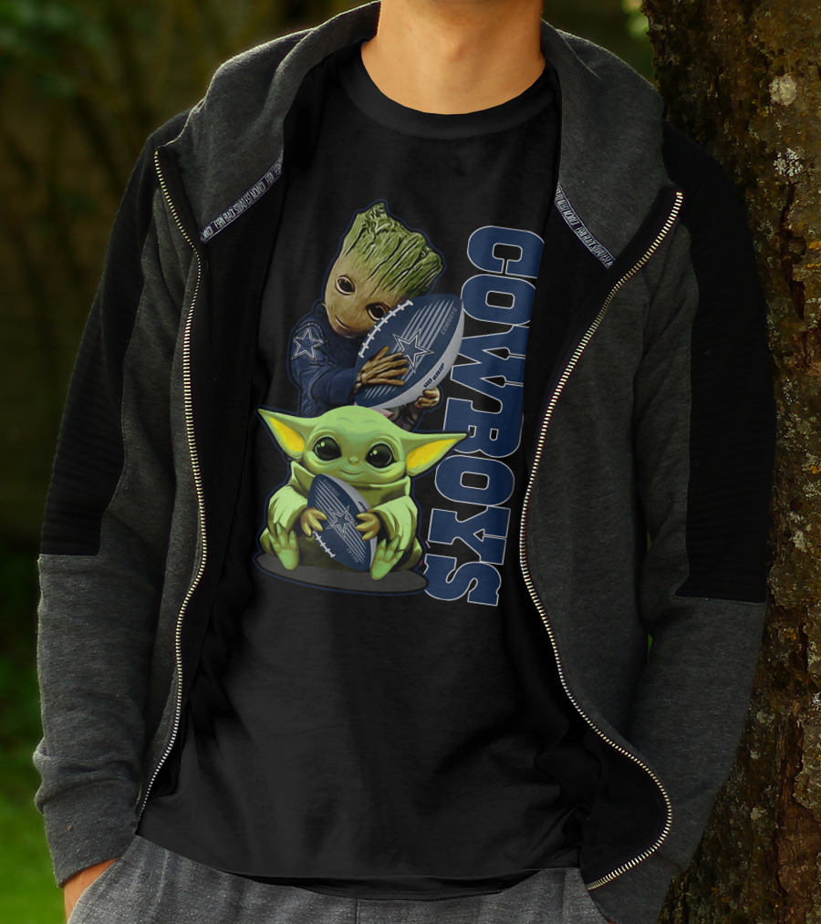 Cowboys Grzd Dallas Cowboys Football Featuring Popular Characters T-Shirt