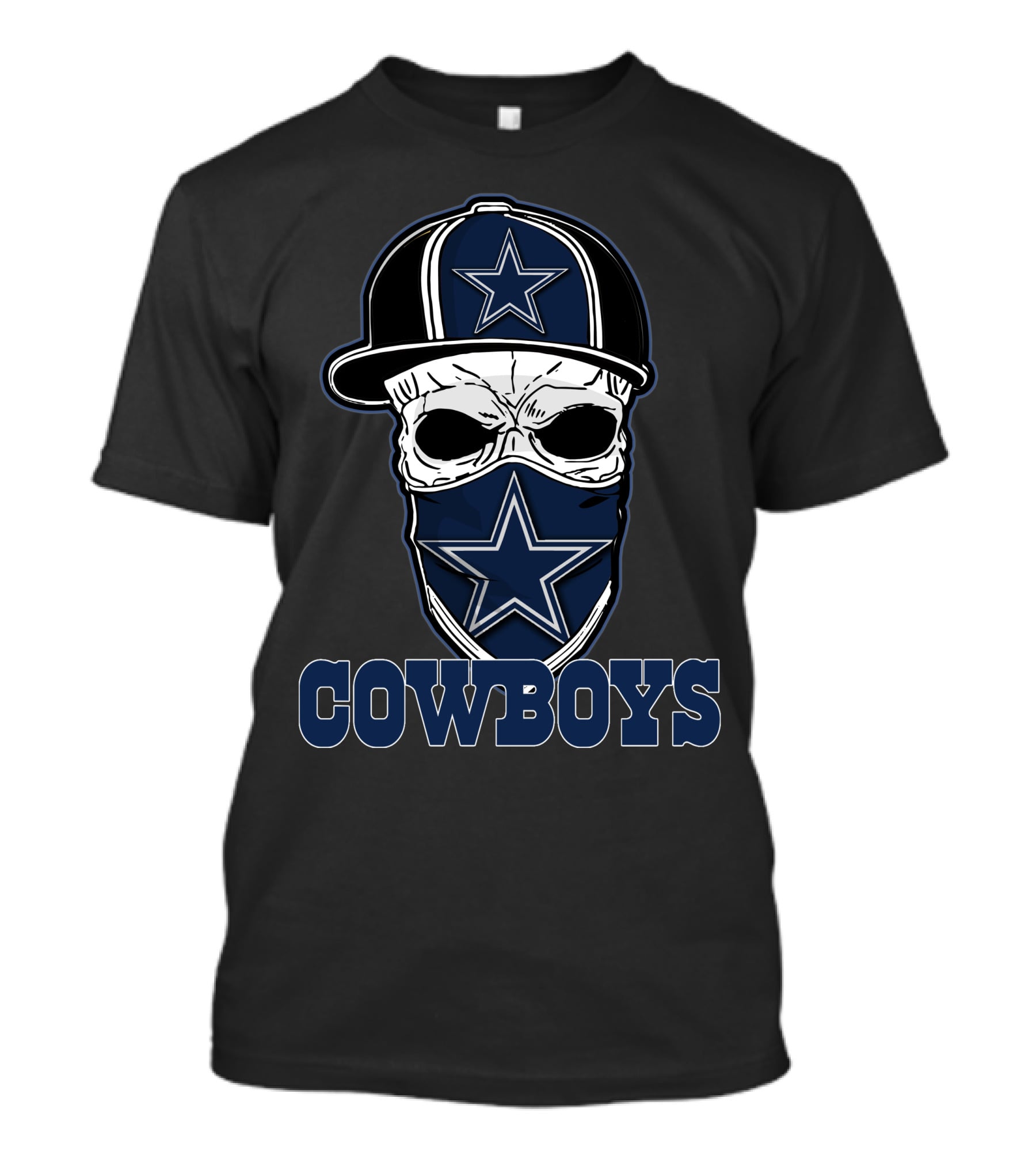 Cowboys Skull Hat With Star T-Shirt