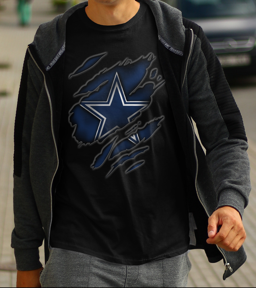 Torn Dallas Cowboys Star T-Shirt