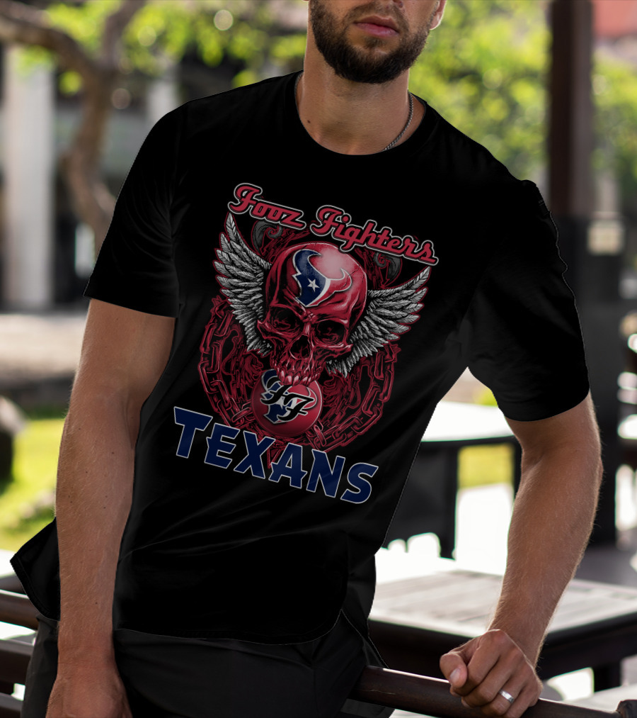 Fooz Fighters Houston Texans T-Shirt