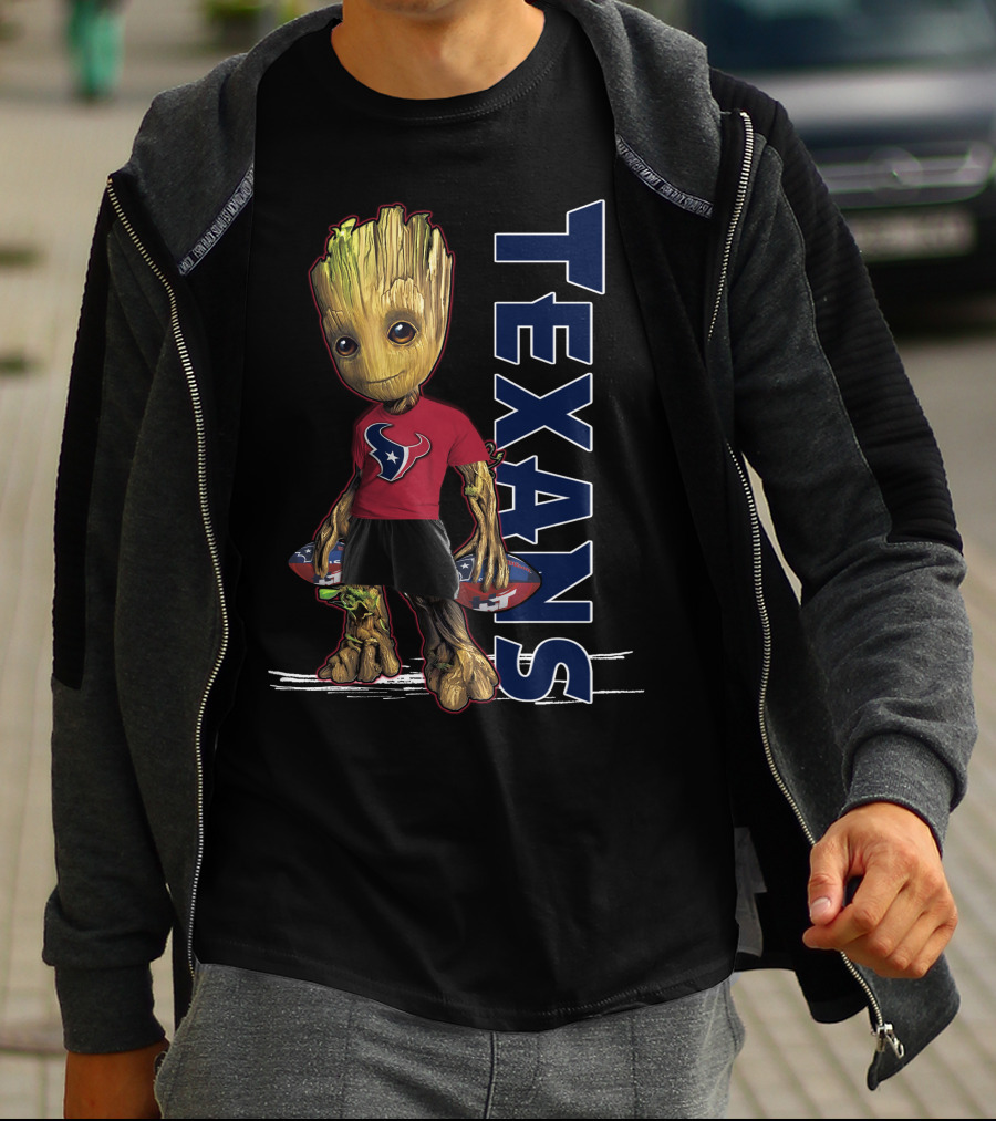 Groot Texans Football T-Shirt