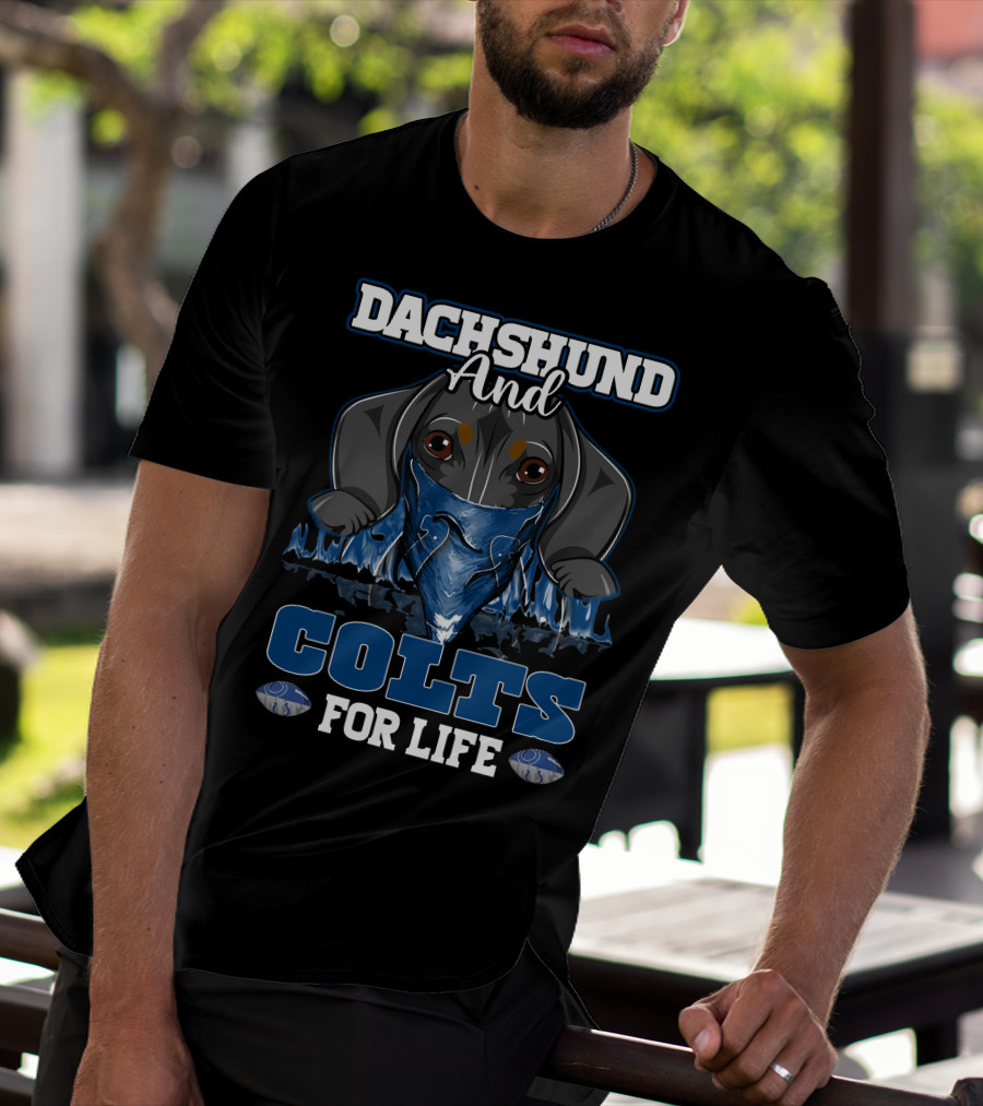 Dachshund And Colts For Life T-Shirt