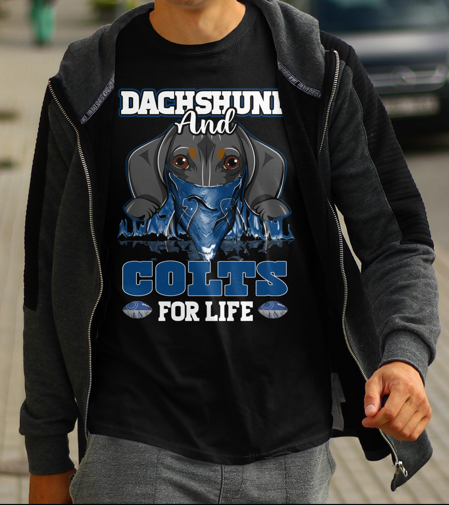 Dachshund And Colts For Life T-Shirt