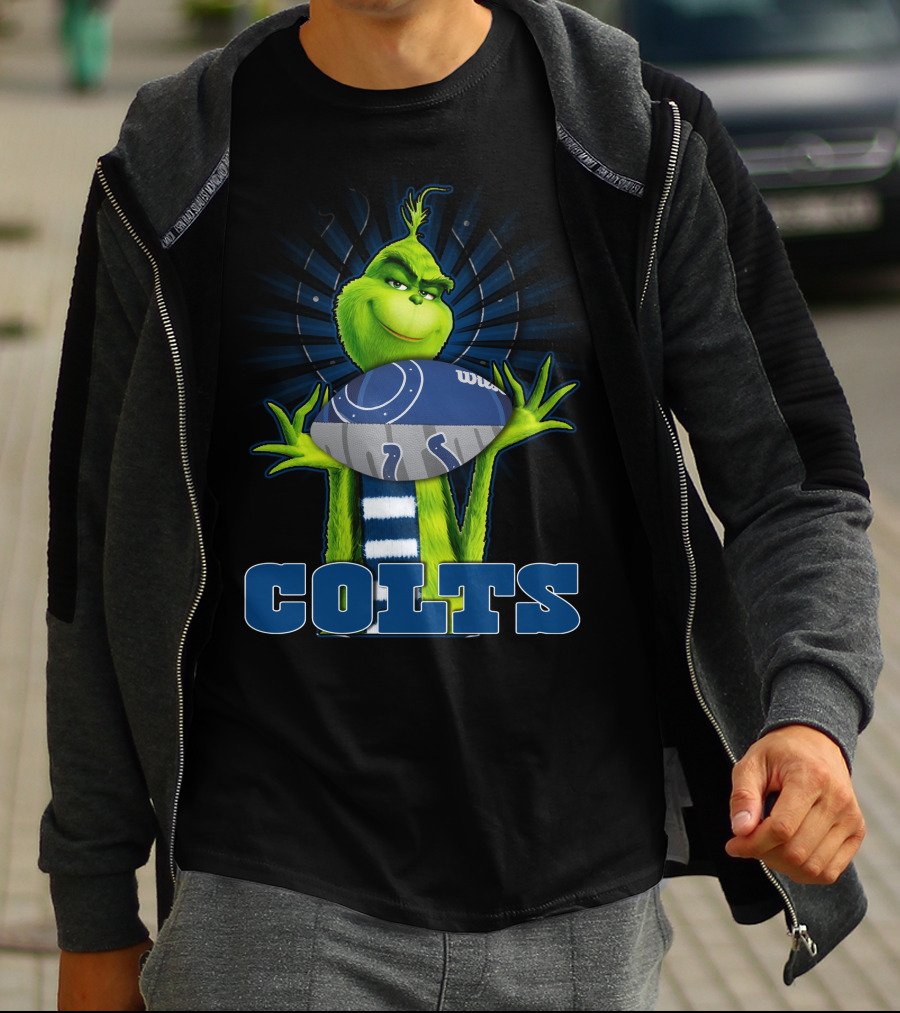 Grinch Indianapolis Colts Football T-Shirt