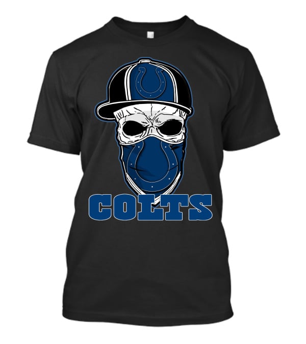 Colts Skull Hat With Indianapolis Colts T-Shirt