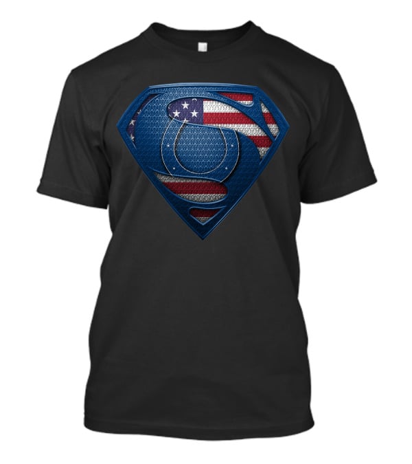Indianapolis Colts American Flag Shield T-Shirt