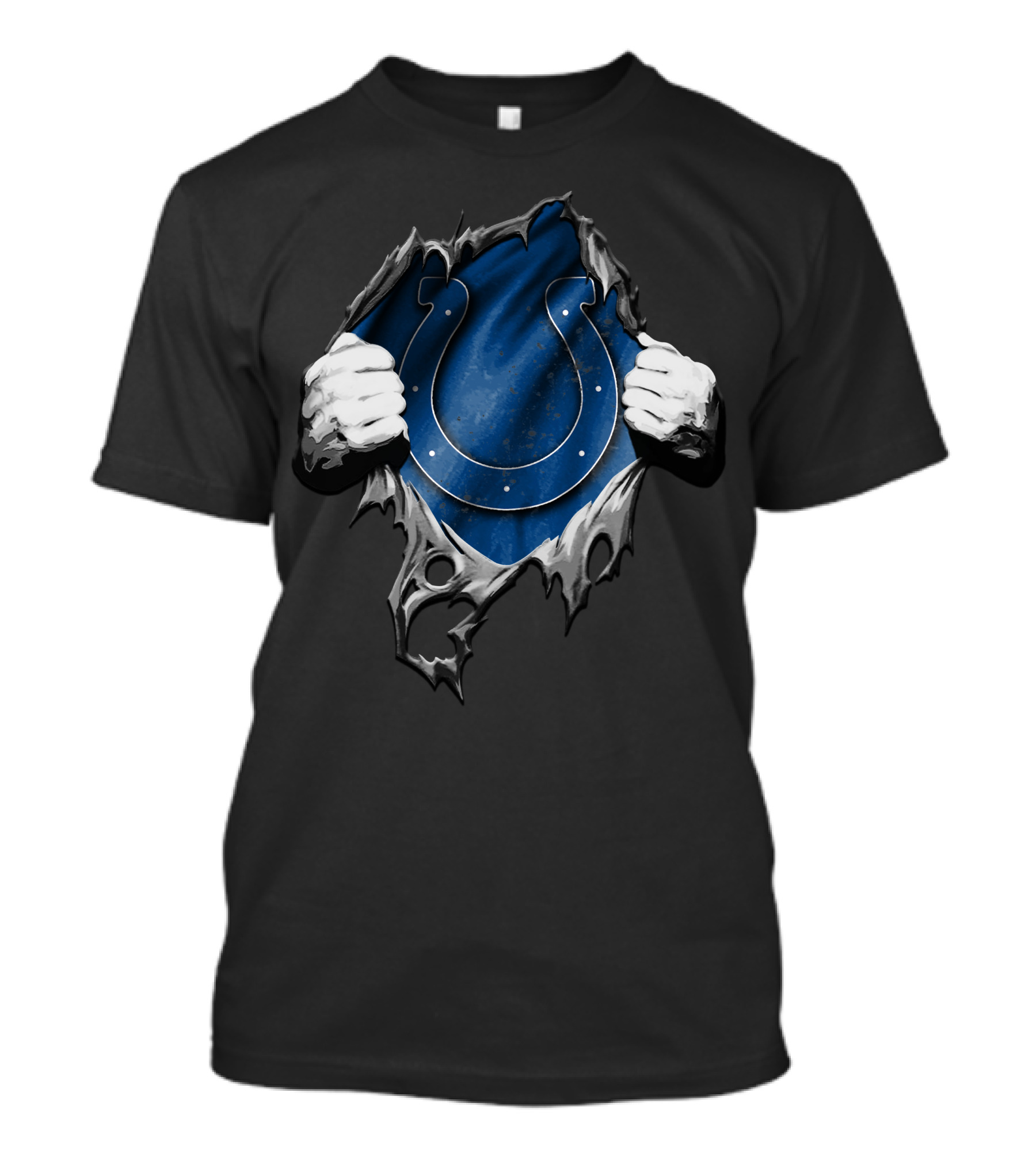 Ripped Indianapolis Colts Peeling T-Shirt