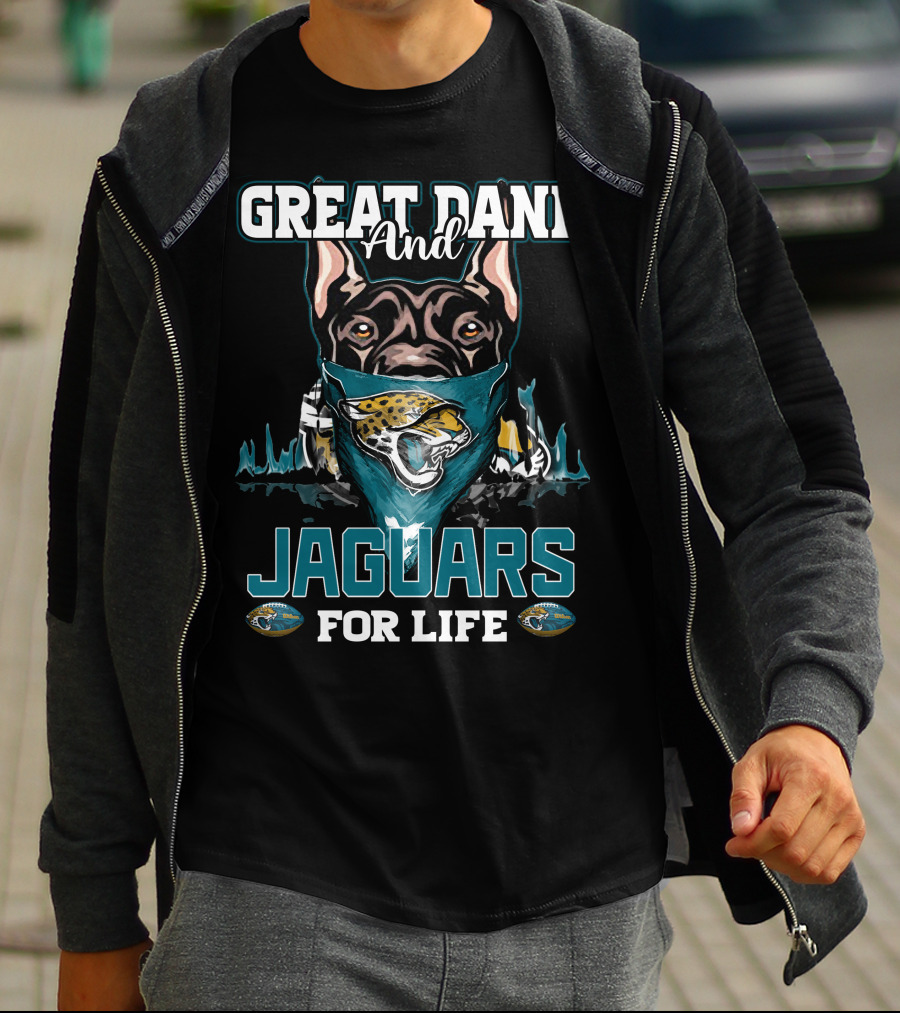 Great Dane And Jaguars For Life T-Shirt