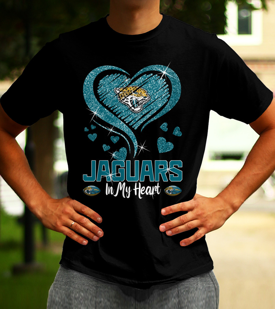 Jaguars In My Heart Jacksonville T-Shirt