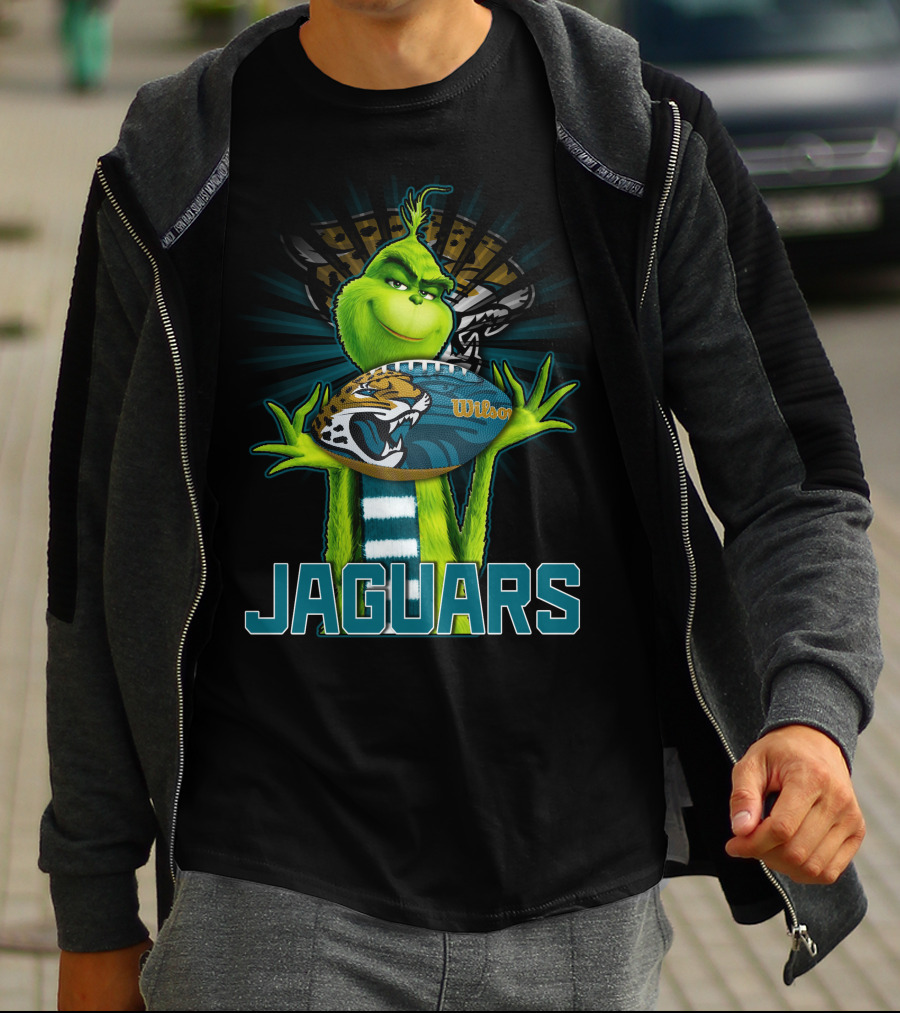 Grinch Jaguars Wilson Football Jacksonville T-Shirt