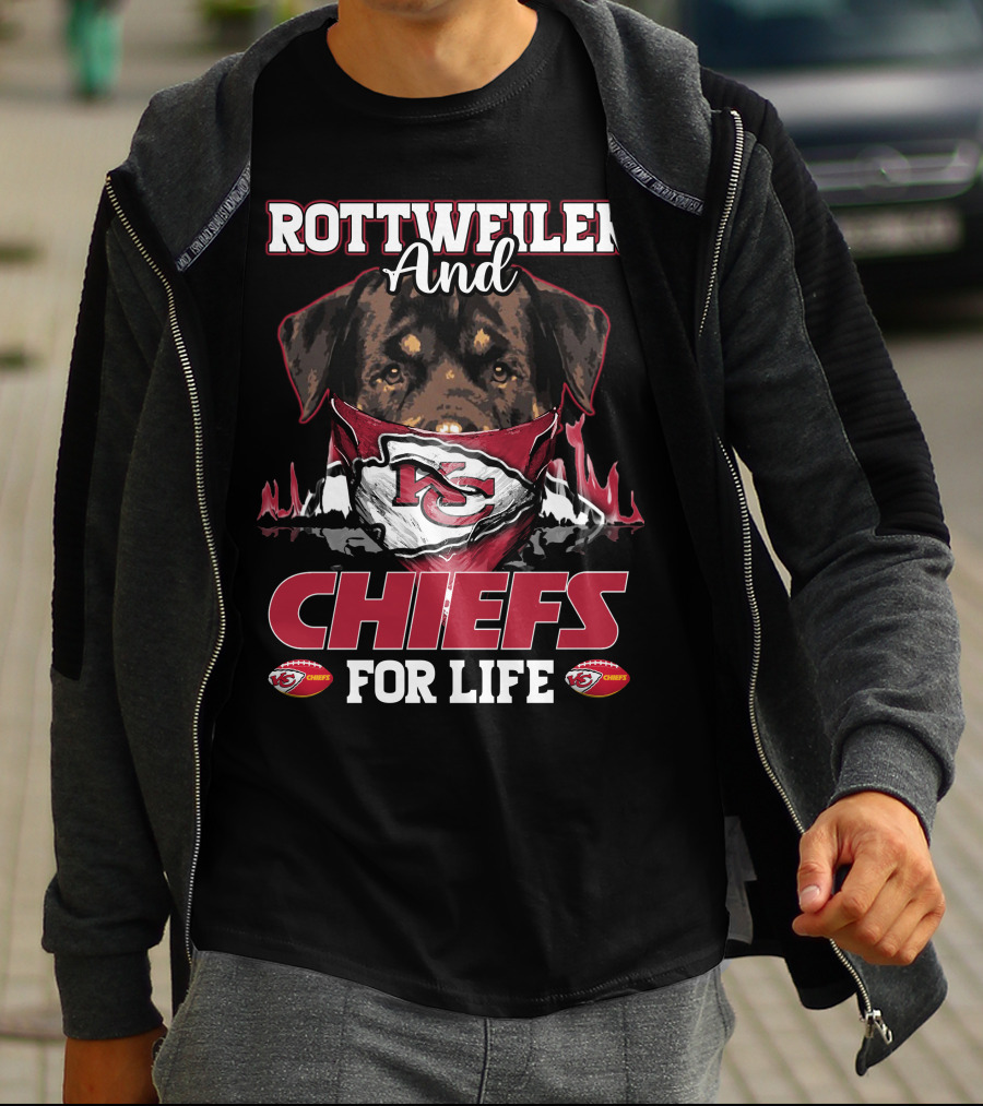 ROTTWEILER AND CHIEFS FOR LIFE T-Shirt