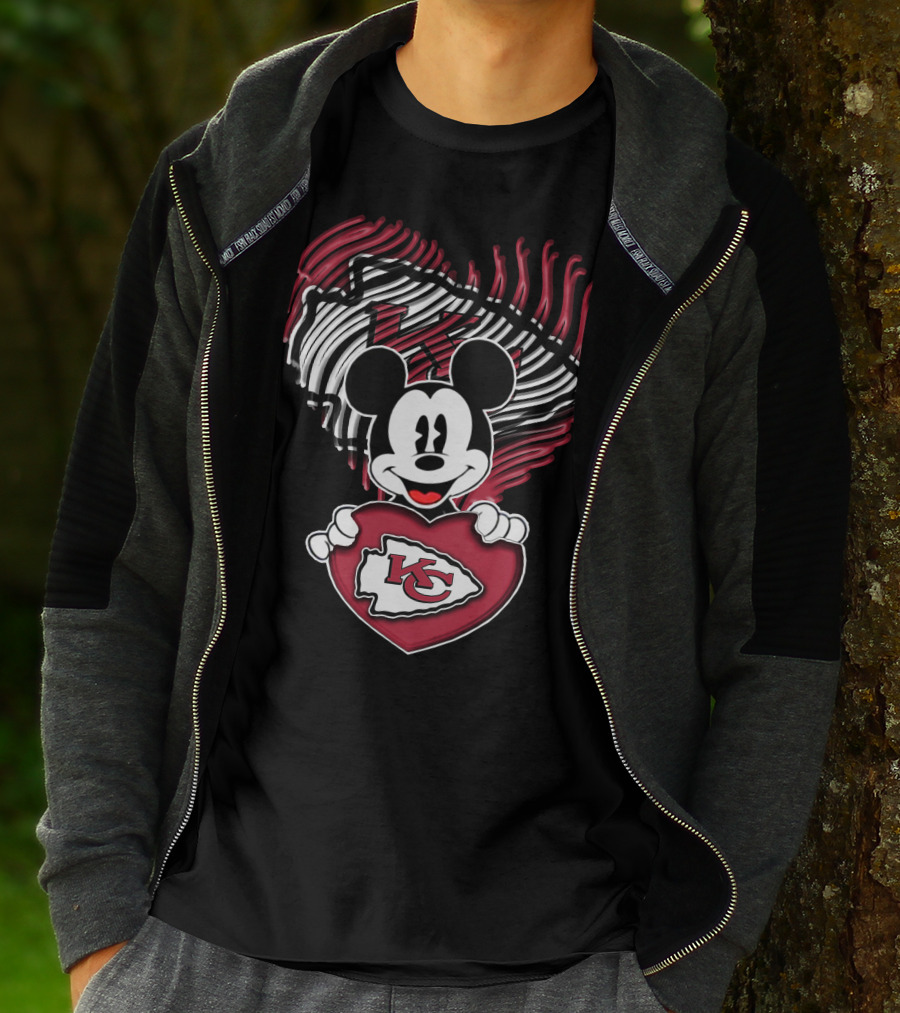 Mick Heart KC Kansas City Chiefs T-Shirt