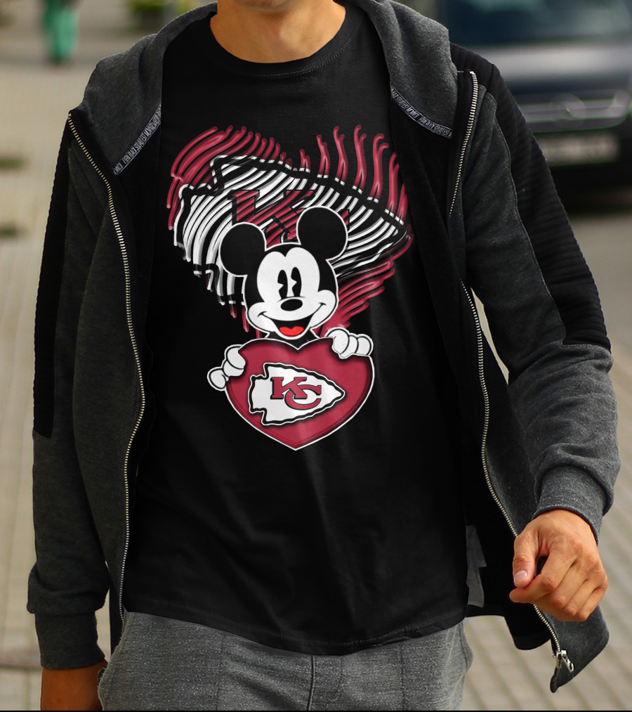 Mick Heart KC Kansas City Chiefs T-Shirt