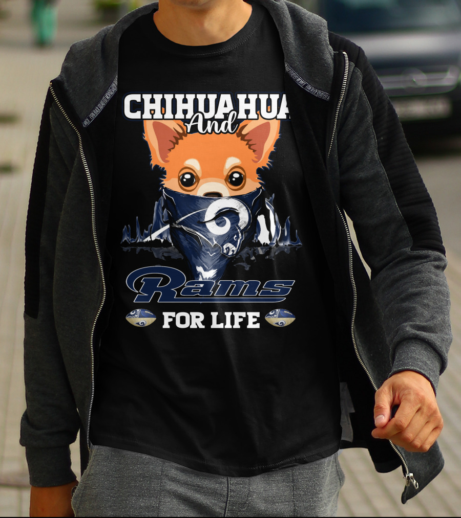 Chihuahua And Rams For Life T-Shirt