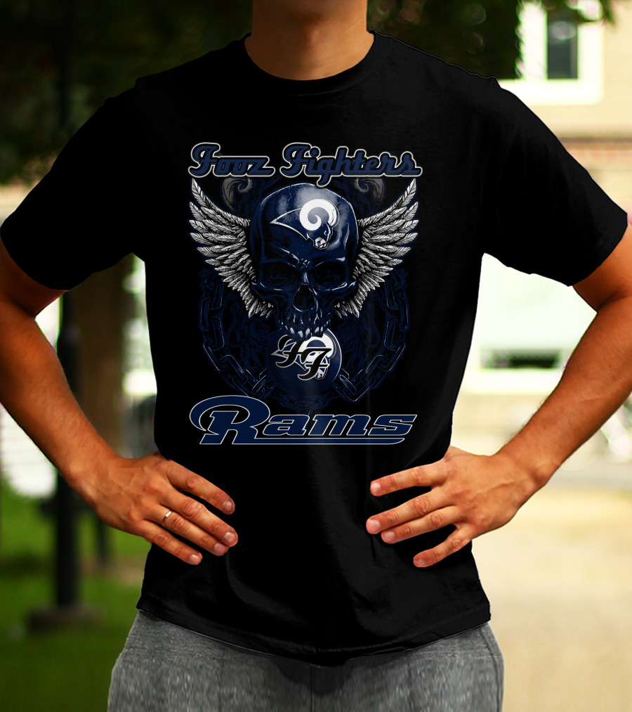 Foo Fighters Los Angeles Rams T-Shirt