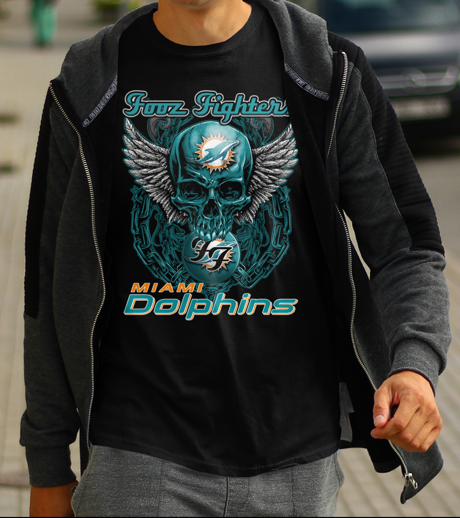 Foo Fighters Miami Dolphins T-Shirt