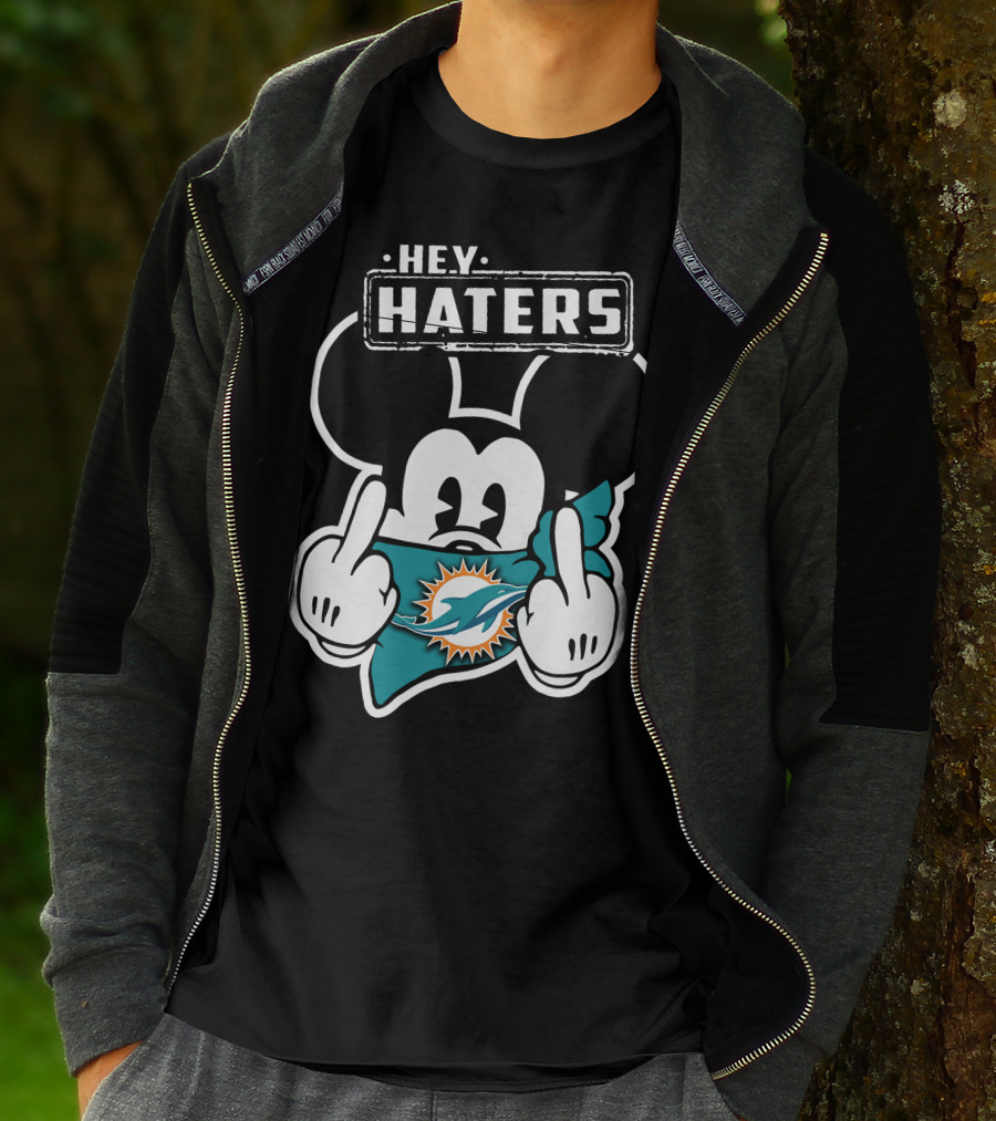 HEY HATERS Mick Miami Dolphins T-Shirt