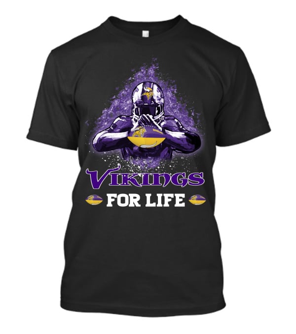 Vikings For Life Minnesota Football T-Shirt