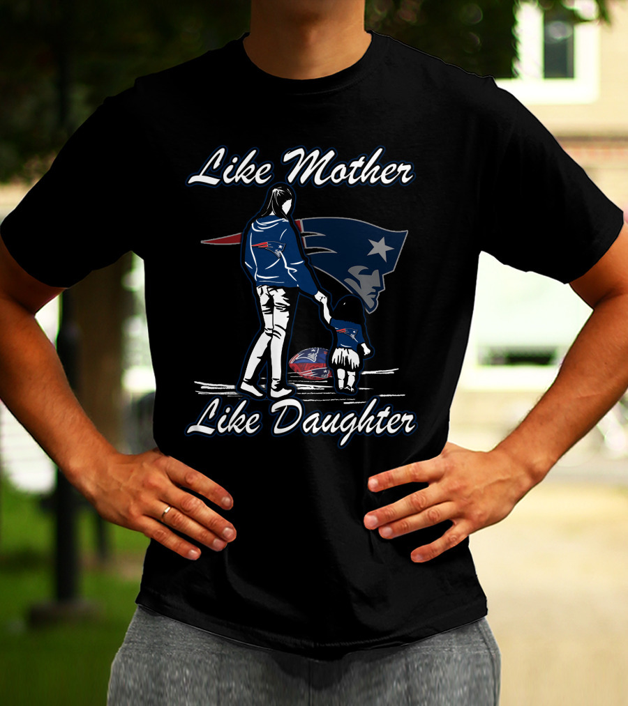Like Mother Like Daughter New England Patriots Bow And Arrow Patriots T-Shirt