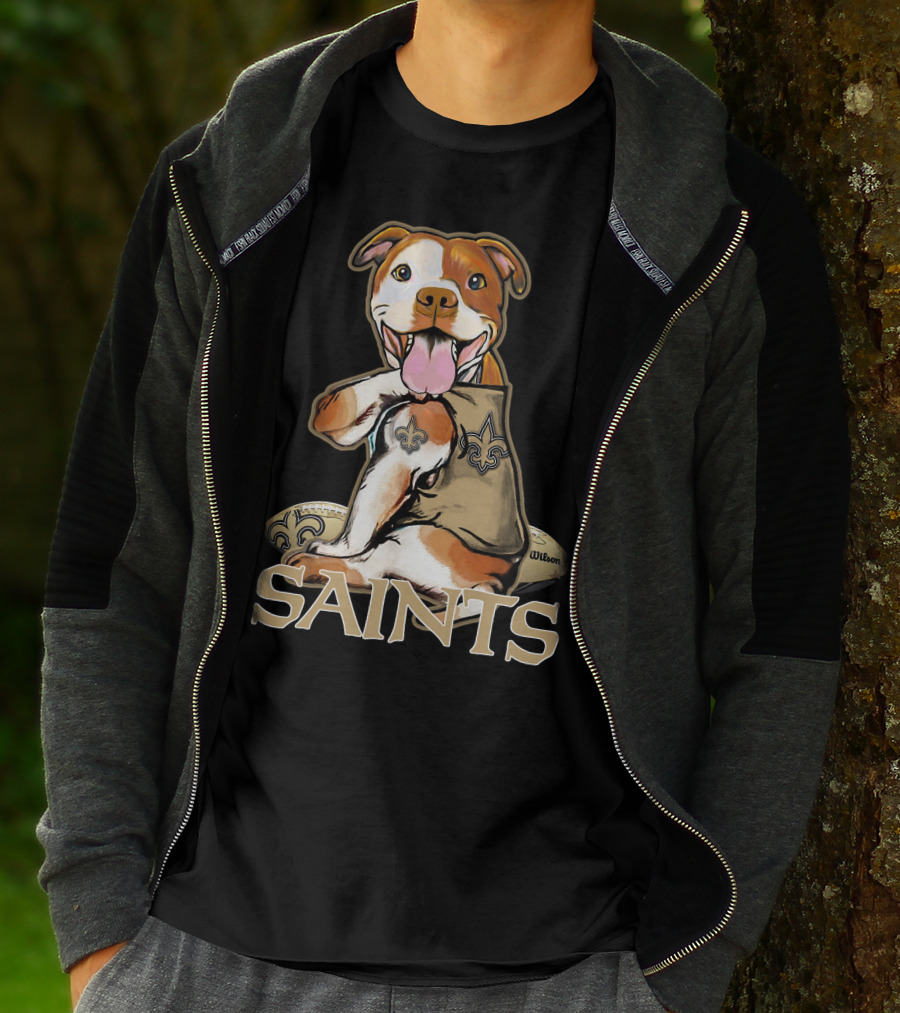 Pittbull Wilson Fleur-de-Lis Saints T-Shirt