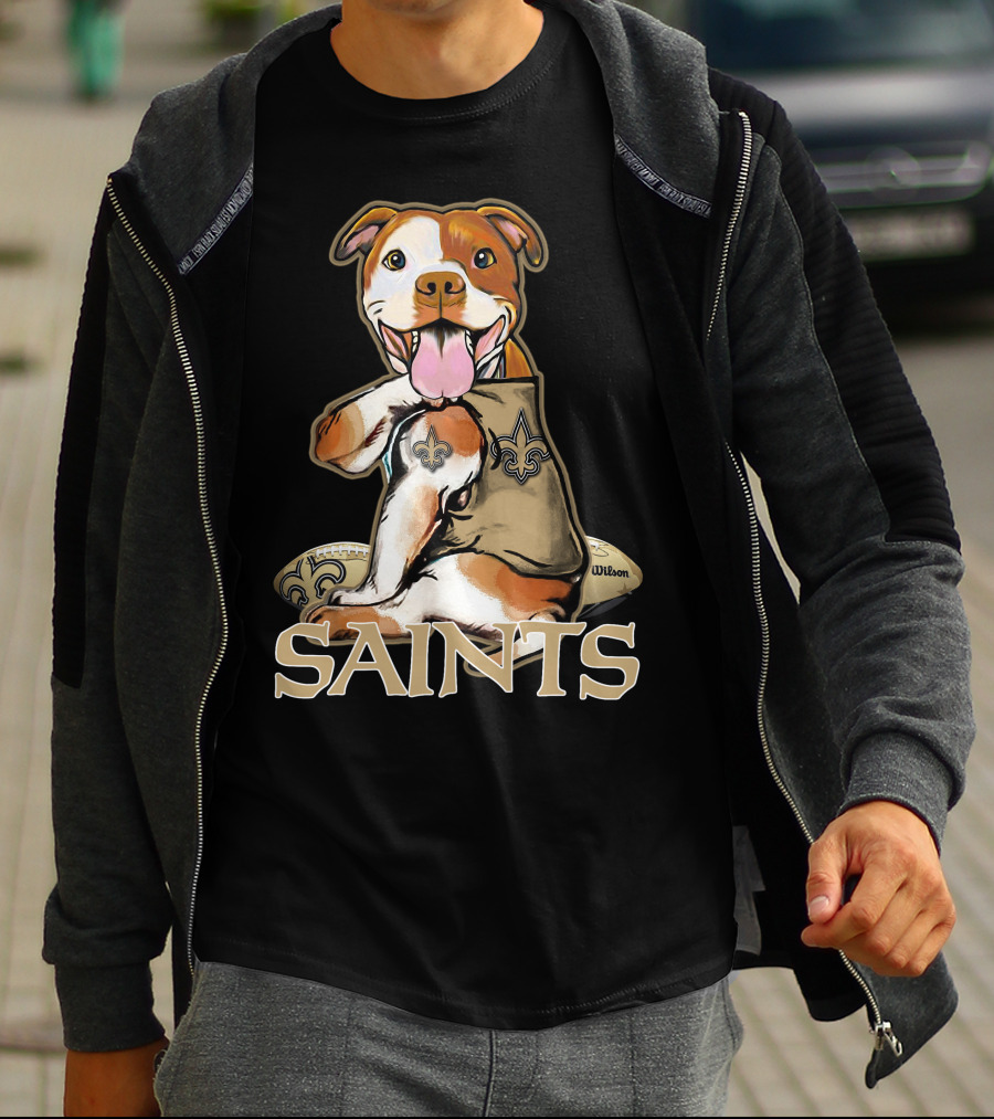 Pittbull Wilson Fleur-de-Lis Saints T-Shirt