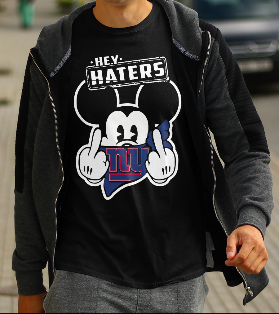 Hey Haters Mick V2 New York Giants T-Shirt