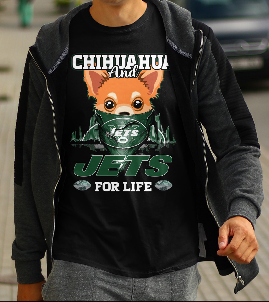 Chihuahua And Jets For Life New York T-Shirt