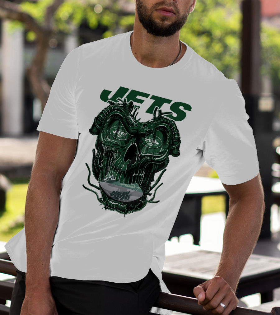 Jets Dragonskull New York Football T-Shirt