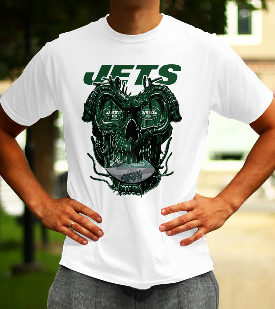 Jets Dragonskull New York Football T-Shirt