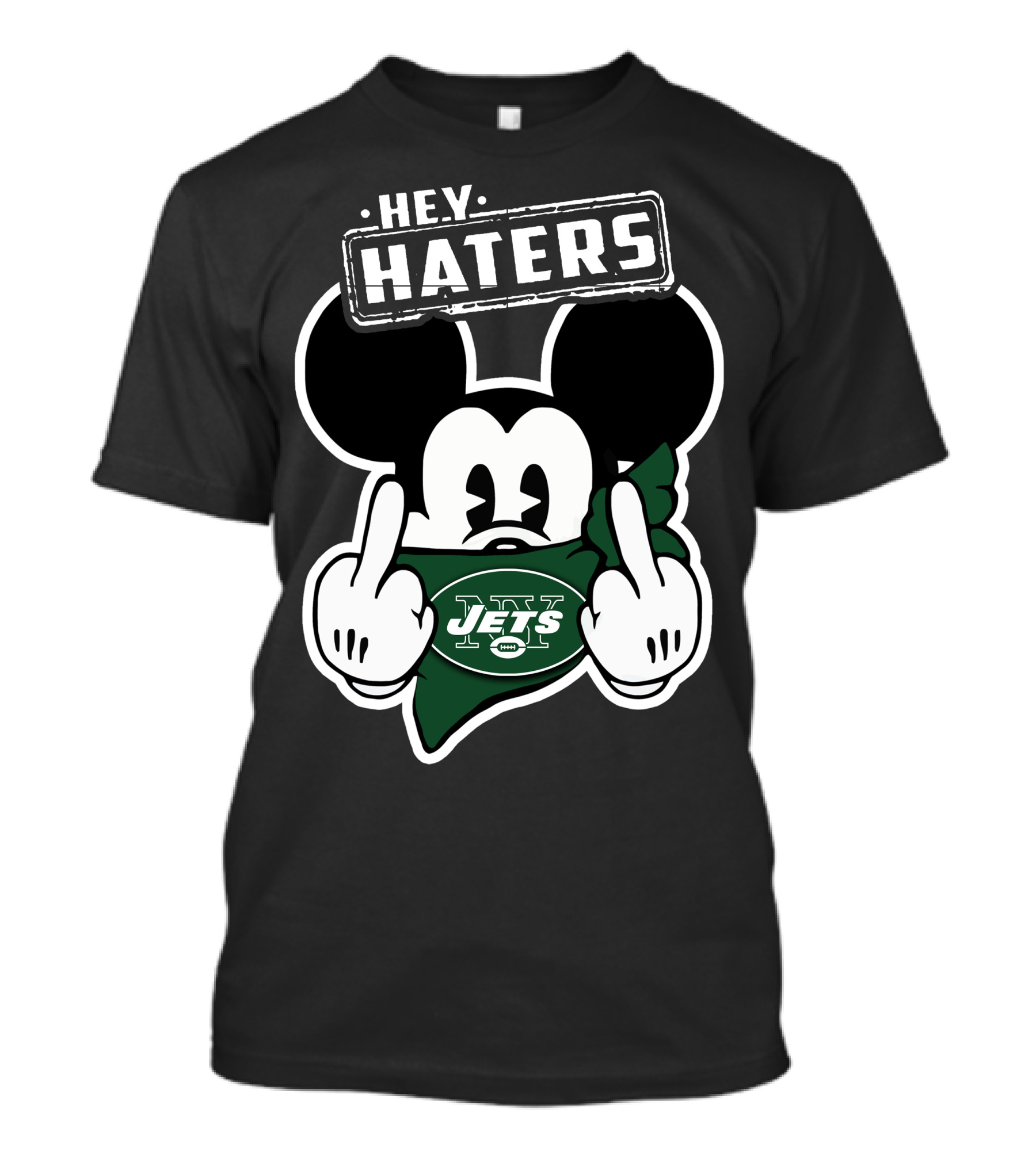 Hey Haters Mickey Mouse New York Jets T-Shirt