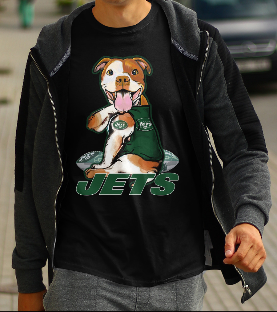 Pittbull Jets Football Fan New York T-Shirt