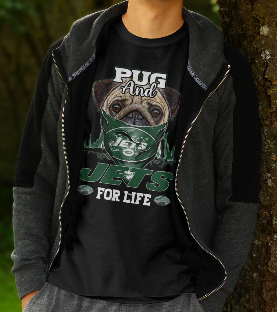 Pug And Jets For Life T-Shirt