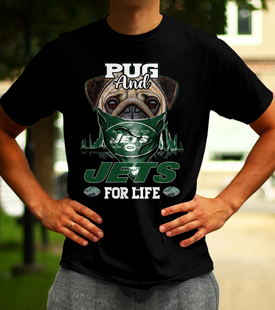 Pug And Jets For Life T-Shirt