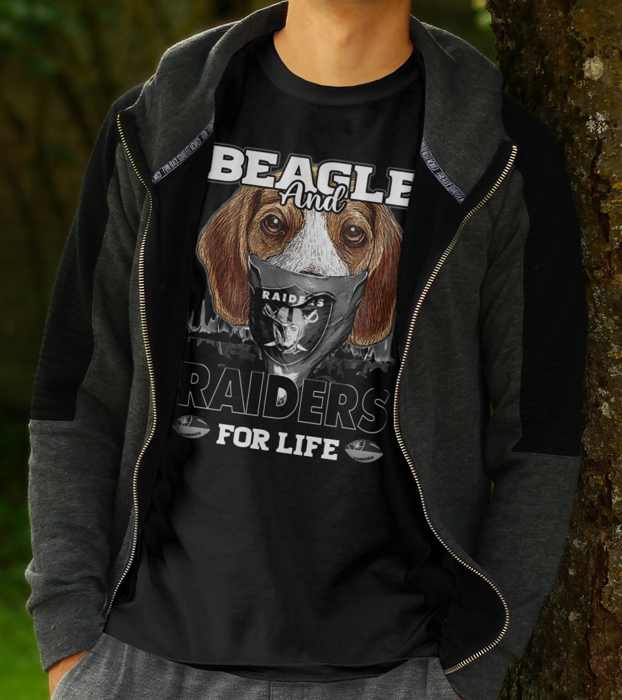Beagle And Raiders For Life T-Shirt
