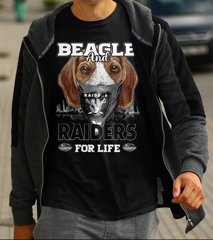 Beagle And Raiders For Life T-Shirt